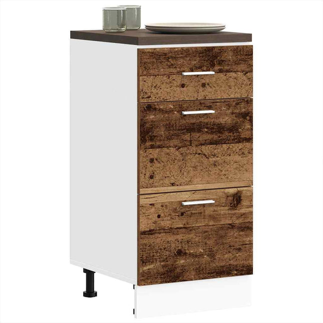 Armadio Inferiore Legno Antico 40x46x81,5 cm Legno Multistrato