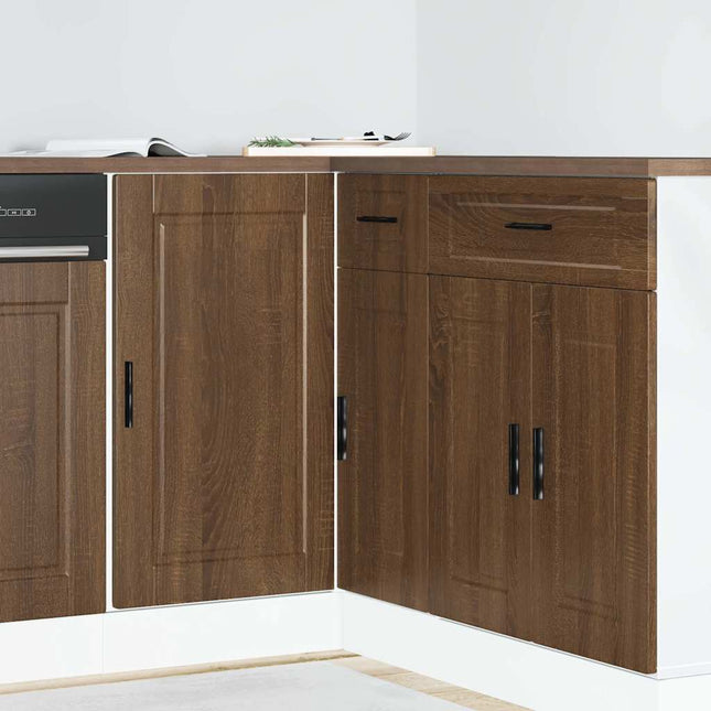 Base da Cucina Porto Rovere Marrone in Legno Multistrato