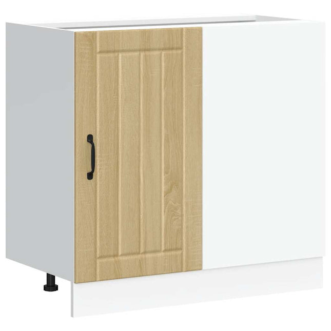 Mobile Base Lavello Lucca Rovere Sonoma in Legno Multistrato