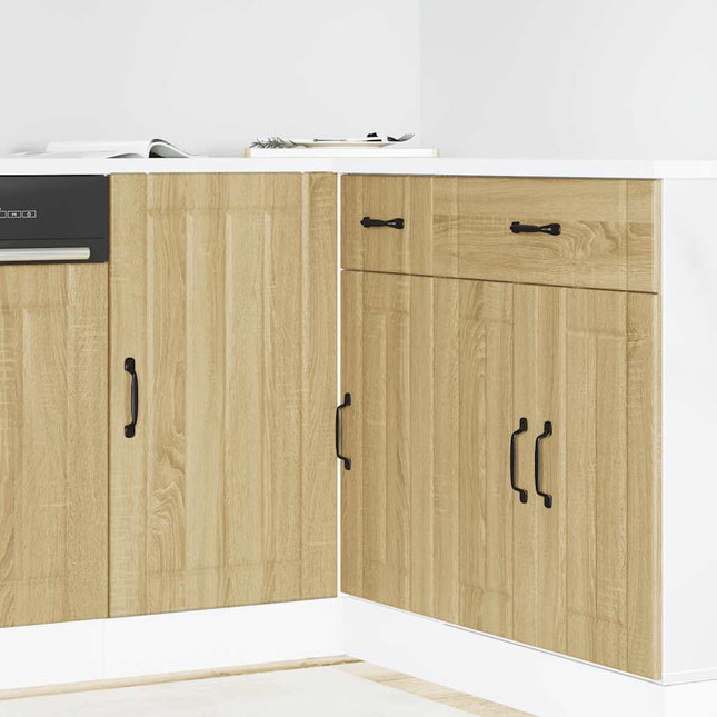 Mobile Base Lavello Lucca Rovere Sonoma in Legno Multistrato