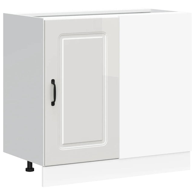 Base da Cucina Kalmar Bianco Lucido in Legno Multistrato