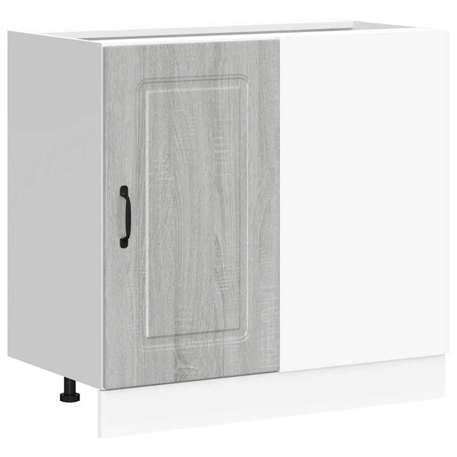 Base da Cucina Kalmar Grigio Sonoma in Legno Multistrato