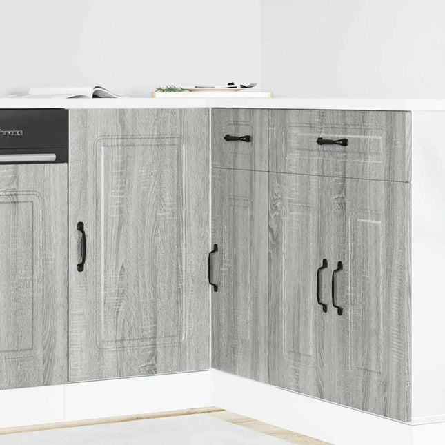 Base da Cucina Kalmar Grigio Sonoma in Legno Multistrato