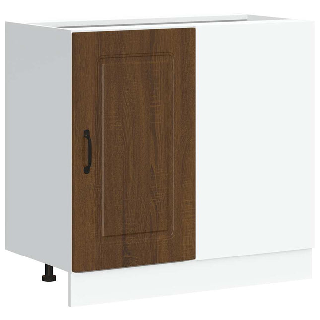 Base da Cucina Kalmar Rovere Marrone in Legno Multistrato