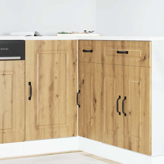 Base da Cucina Kalmar Rovere Artigianale in Legno Multistrato