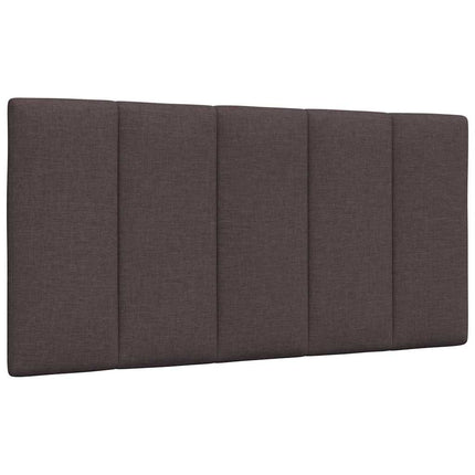 Giroletto senza Materasso Marrone Scuro 100x200 cm Tessuto