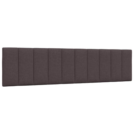 Giroletto senza Materasso Marrone Scuro 200x200 cm in Tessuto
