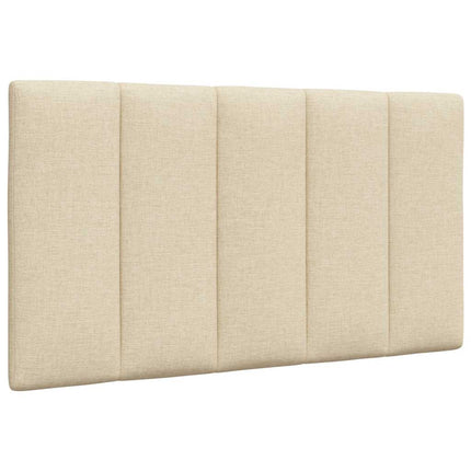 Letto con Materasso Crema 90x190 cm in Tessuto