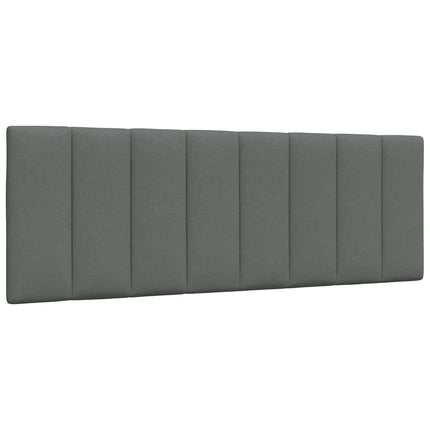Letto con Materasso Grigio Scuro 120x200 cm Tessuto