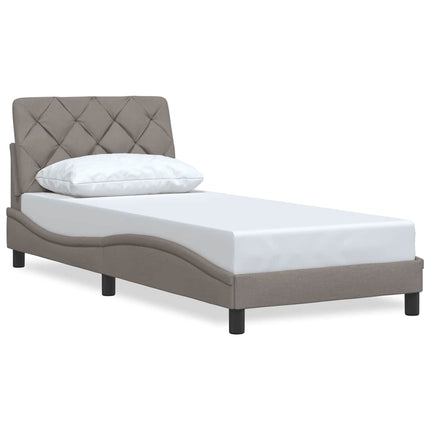 Giroletto senza Materasso Tortora 80x200 cm Tessuto