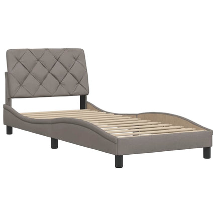 Giroletto senza Materasso Tortora 80x200 cm Tessuto