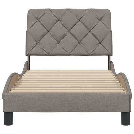 Giroletto senza Materasso Tortora 80x200 cm Tessuto