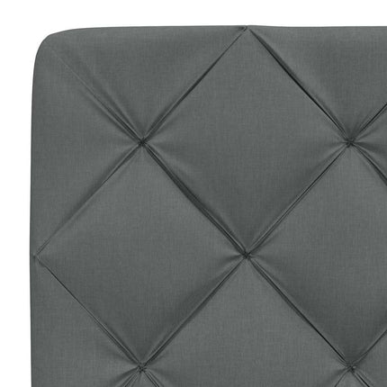 Giroletto senza Materasso Grigio Scuro 100x200 cm Tessuto