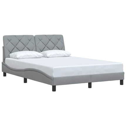 Giroletto senza Materasso Grigio Chiaro 120x200 cm Tessuto