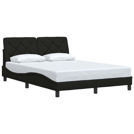 Giroletto senza Materasso Nero 120x200 cm Tessuto