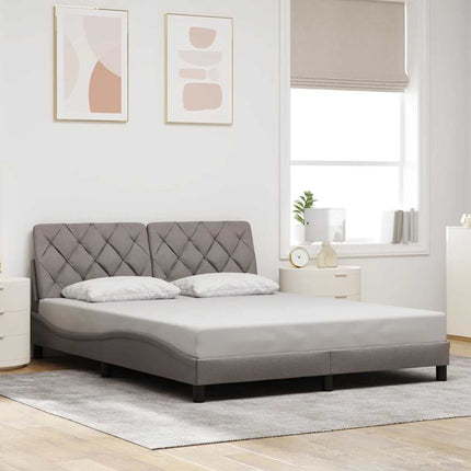 Giroletto senza Materasso Tortora 160x200 cm in Tessuto