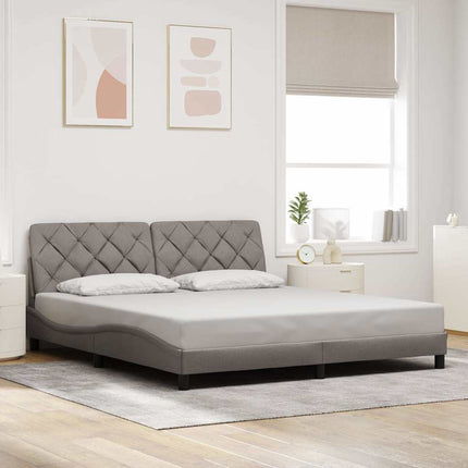 Giroletto senza Materasso Tortora 180x200 cm in Tessuto
