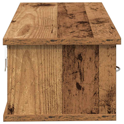 Armadietto a Muro Legno Antico 60x26x18,5 cm in Truciolato