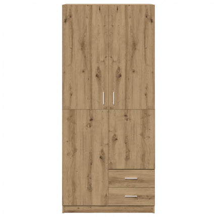 Armadio Rovere Artigianale 80x52x180 cm in Legno Multistrato