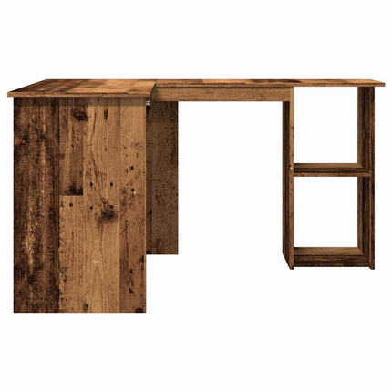 Scrivania Angolare Legno Antico 120x140x75 cm Legno Multistrato