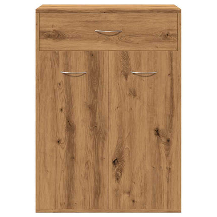 Scarpiera Rovere Artigianale 60x35x84 cm in Legno Multistrato