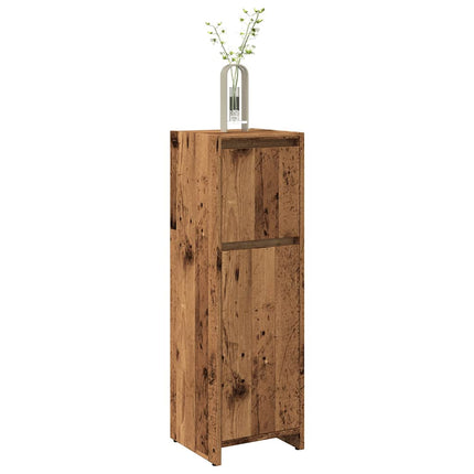 Mobile da Bagno Legno Antico 30x30x95 cm in Legno Multistrato