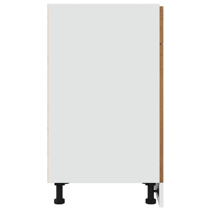 Cassettiera Rovere Artigianale 40x46x81,5 cm Legno Multistrato