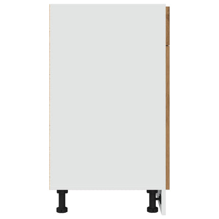 Cassettiera Rovere Artigianale 50x46x81,5 cm Legno Multistrato