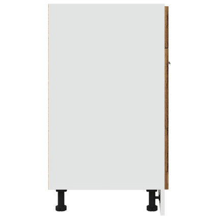 Cassettiera Inferiore Legno Antico 60x46x81,5 cm in Truciolato