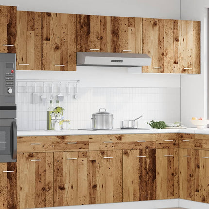 Mobili Pensili 2 pz Legno Antico 50x31x60 cm Legno Multistrato