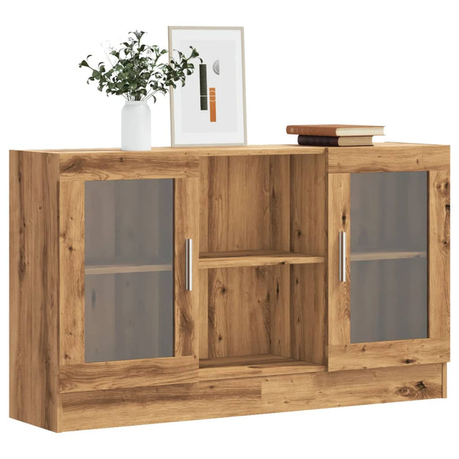 Credenza Rovere Artigianale 120x30,5x70 cm in Truciolato