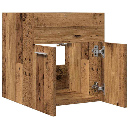 Mobile da Bagno Legno Antico 41x38,5x46 cm in Truciolato