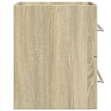 Mobile Lavabo Rovere Sonoma 60x38,5x48 cm in Legno Multistrato