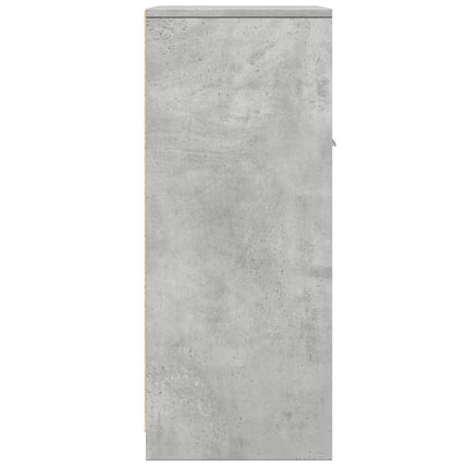 Mobile da Bagno Grigio Cemento 60x33x80 cm in Legno tecnico