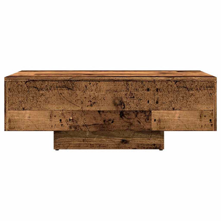 Tavolino da Salotto Legno Antico 85x55x31 cm Legno Multistrato