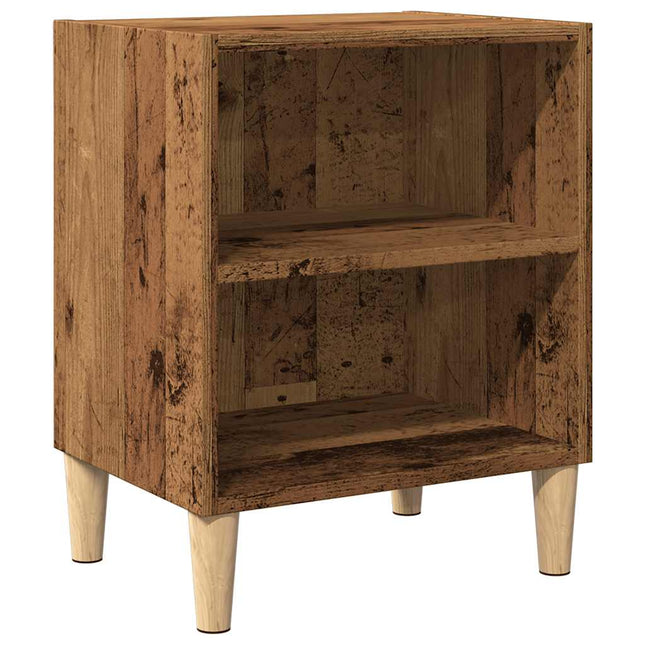 Comodino Legno Vecchio 40x30x50 cm in Legno Multistrato