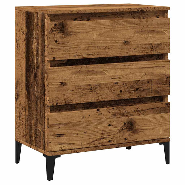 Credenza Legno Vecchio 60x35x70 cm in Legno Multistrato