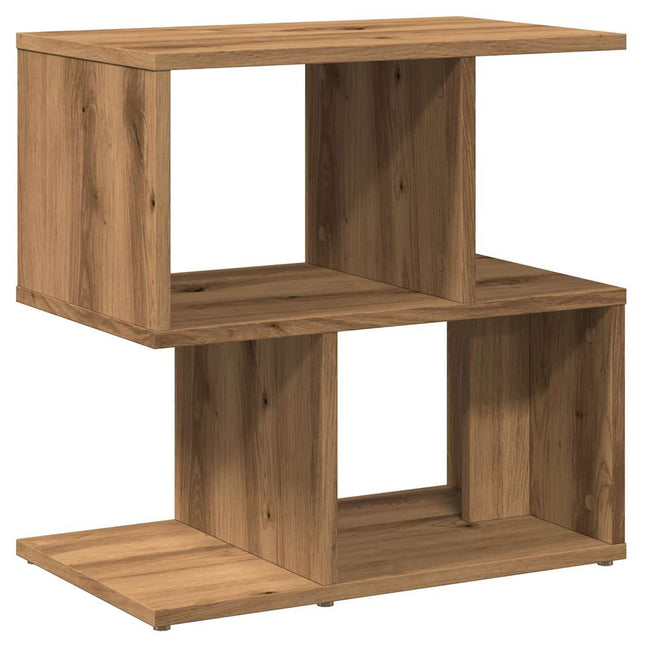 Comodino Rovere Artigianale 50x30x51,5 cm in Legno Multistrato