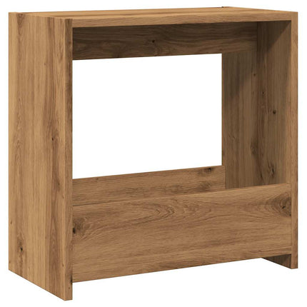 Tavolino Rovere Artigianale 50x26x50 cm in Legno Multistrato