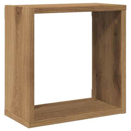 Mensole Parete a Cubo 6 pz Artigianale 30x15x30 cm Truciolato