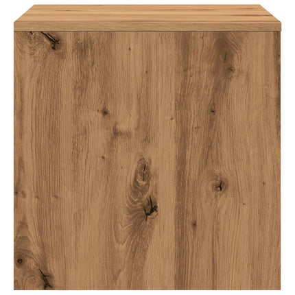 Tavolini Impilabili 3 pz Rovere Artigianale Legno Multistrato