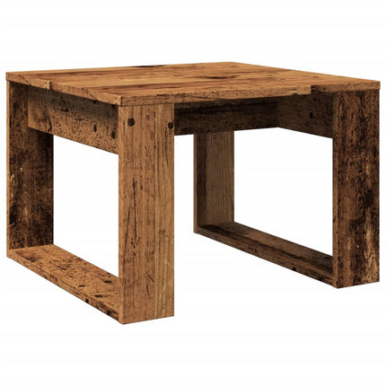 Tavolino Legno Antico 50x50x35 cm in Truciolato