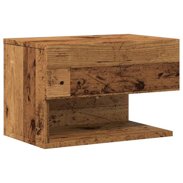 Comodino da Parete Legno Antico