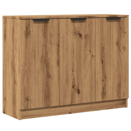 Credenza Rovere Artigianale 90,5x30x70 cm in Legno Multistrato
