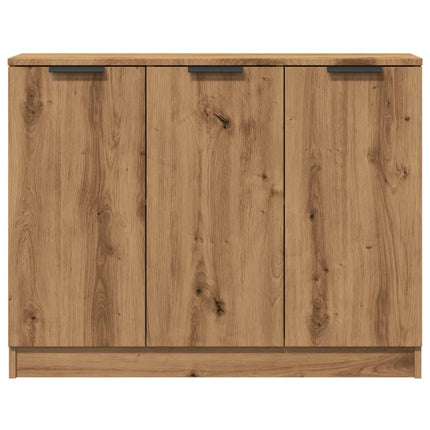 Credenza Rovere Artigianale 90,5x30x70 cm in Legno Multistrato
