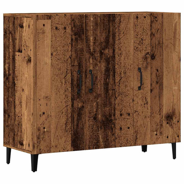 Credenza Legno Antico 90x34x80 cm in Legno Multistrato