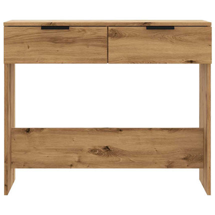 Tavolo Consolle Rovere Artigianale 90x36x75 cm in Truciolato