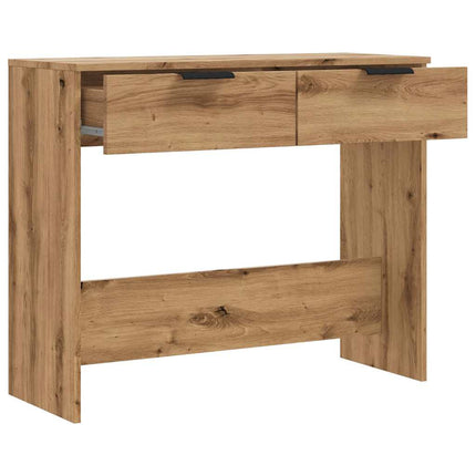 Tavolo Consolle Rovere Artigianale 90x36x75 cm in Truciolato