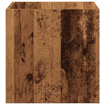 Fioriera Legno Antico 40x40x40 cm in Legno Multistrato