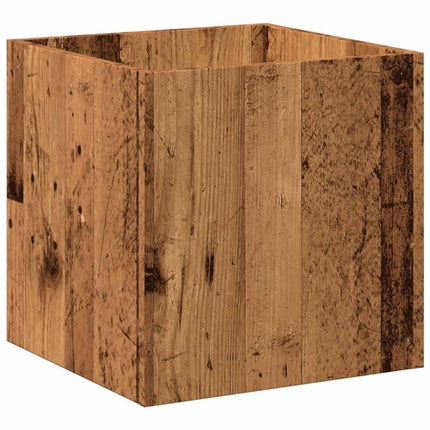 Fioriera Legno Antico 40x40x40 cm in Legno Multistrato